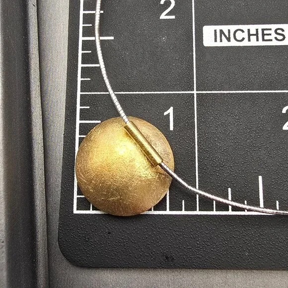 VTG Sterling Silver Pearl Pendant Necklace 925 Germany 2 Tone RL Regis Lecuyer - Picture 12 of 13